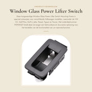 Montaggio per Interruttore di Sollevamento Vetrata per VW CC, Golf, Jetta, Passat, Tiguan
