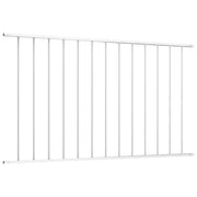 Pannello di recinzione Woerden in acciaio verniciato a polvere 1,7x1,17 m Bianco 145226