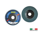 10pz dischi lamellari da sgrosso allo zirconio - ø mm.115 foro 22 grana 120 cod:ferx.fer155007