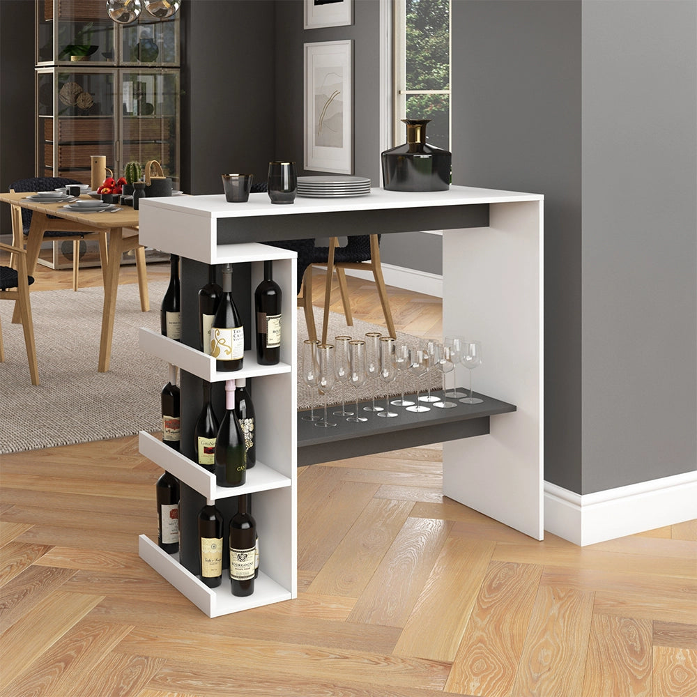 Vicco Tavolo bar alto Bianco 108 x 50 cm