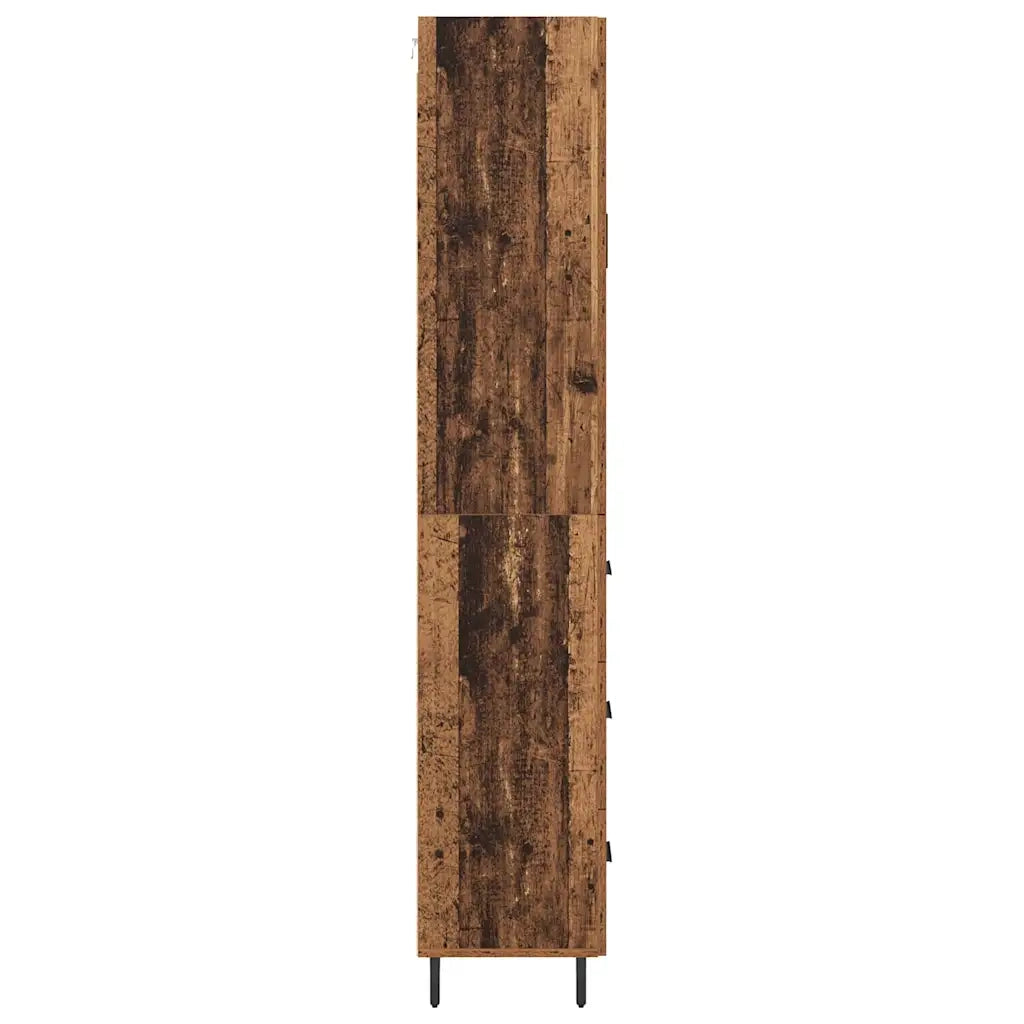 Credenza con cassetto 2 pcs Legno vecchio Legno multistrato