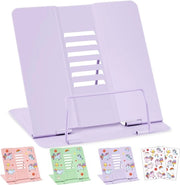 Libreria Adattabile Metallica - Per Bambini - Lettore Multifunzionale di Libri - Conservazione delle Note e dei Libri di Testo - iPads Ricette - Blu