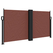Tenda da Sole | Tenda parasole Laterale Retrattile Marrone 120x600 cm