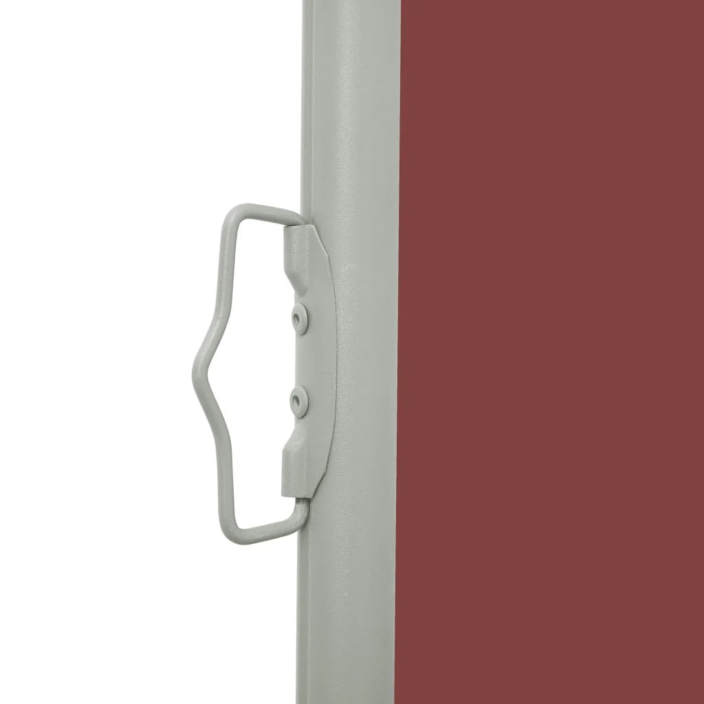 Tenda da sole laterale retrattile/schermo protettivo per patio giardino terrazza balcone 140 x 500 cm marrone 02_0007257