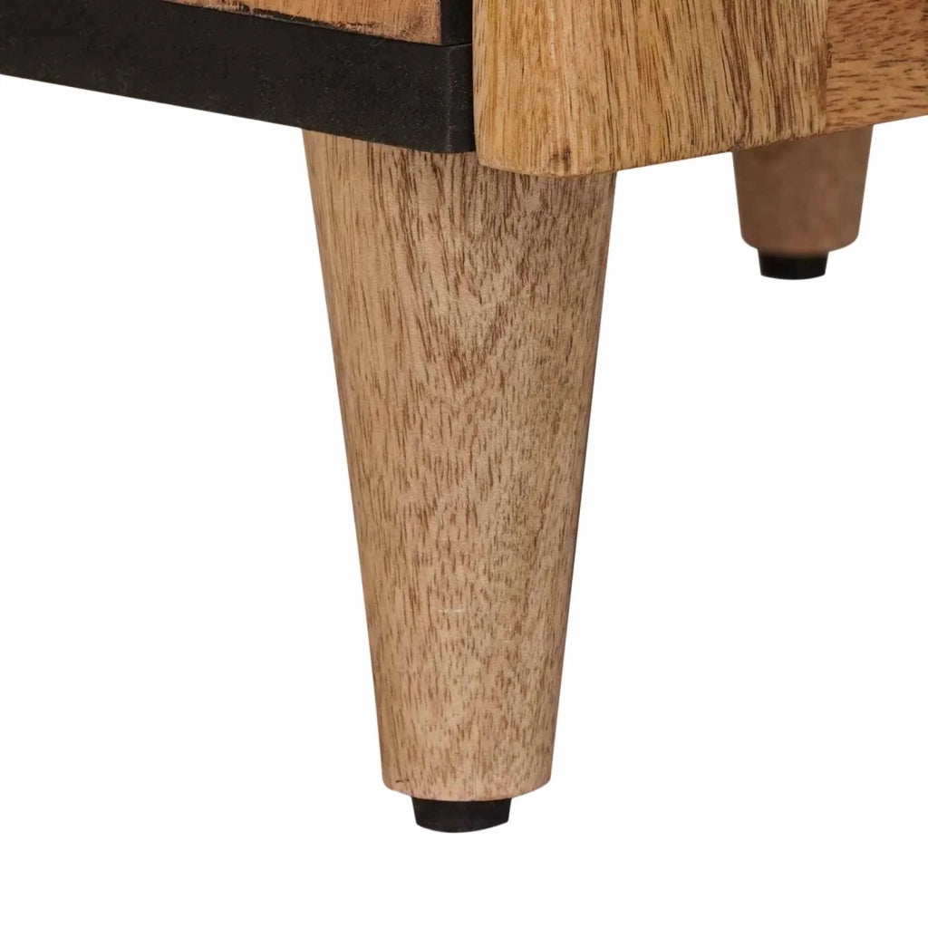 Credenza Naturale 40 x 33 x 110 cm Legno di mango massello 4018289