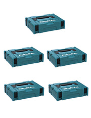 Pack di 5 Valigette MAKITA MAKPAC Tipo 1