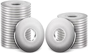 50 pezzi di anelli di chiusura M6 in acciaio inossidabile DIN 9021 - 18 mm - piastre di carrozzeria
