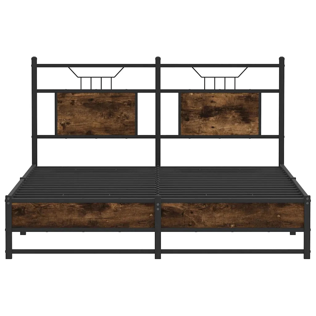 Giroletto senza Materasso Rovere Fumo 137x190 cm in Truciolato 4106907