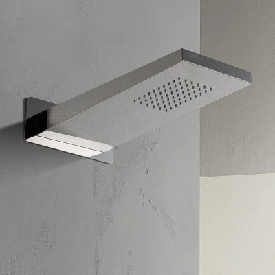 Set doccia con miscelatore Paffoni Blu e soffione a sbalzo 22x50 cm