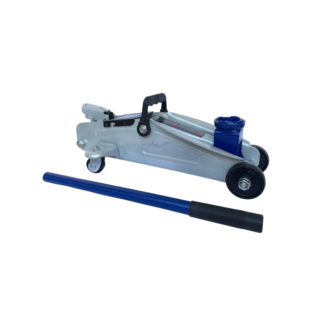Cric idraulico a carrello 2,5 ton sollevatore auto con coppia cavalletti supporto regolabili