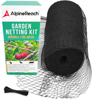 Rete di protezione per uccelli 2m x 20m Fino a 15 x 15 mm Reticolo extra resistente, Rete per uccelli, Rete per fruttiferi, Rete per gatti, Reticolo per foglie fine, Cavi e cavi elettrici, Riciclabile, Nero