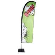 Bandiera ad ALA con stampa varie misure - 200 cm