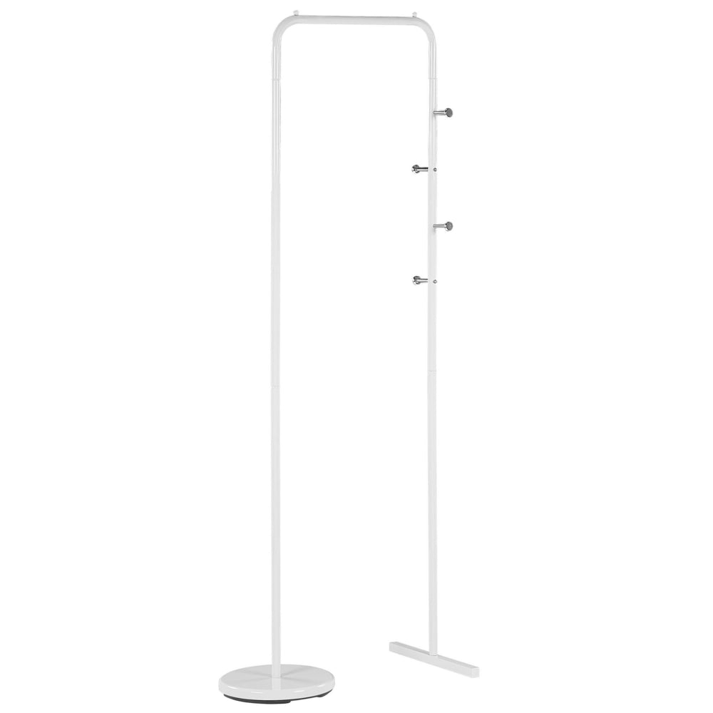 Stendibiancheria in metallo bianco 175 x 50 cm Stendibiancheria autoportante