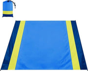 Pavillone da picnic extra grande 200 x 210 cm - impermeabile e resistente al sabbia - per 5-8 persone - blu