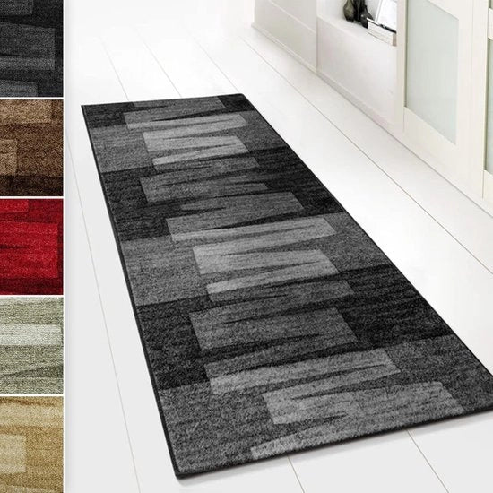 Tappeto rotolante antracite grigio 80 x 200 cm | 100% Poliammide | Antistatic, Antiscivolo & Isolante acustico