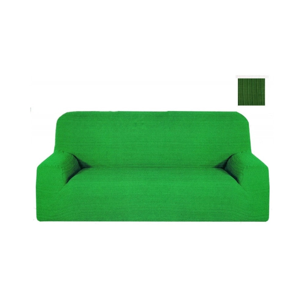 Trade Shop - Copridivano 3 Posti Estendibile Da 170 A 250 Cm Copri Divano Elasticizzato - Verde