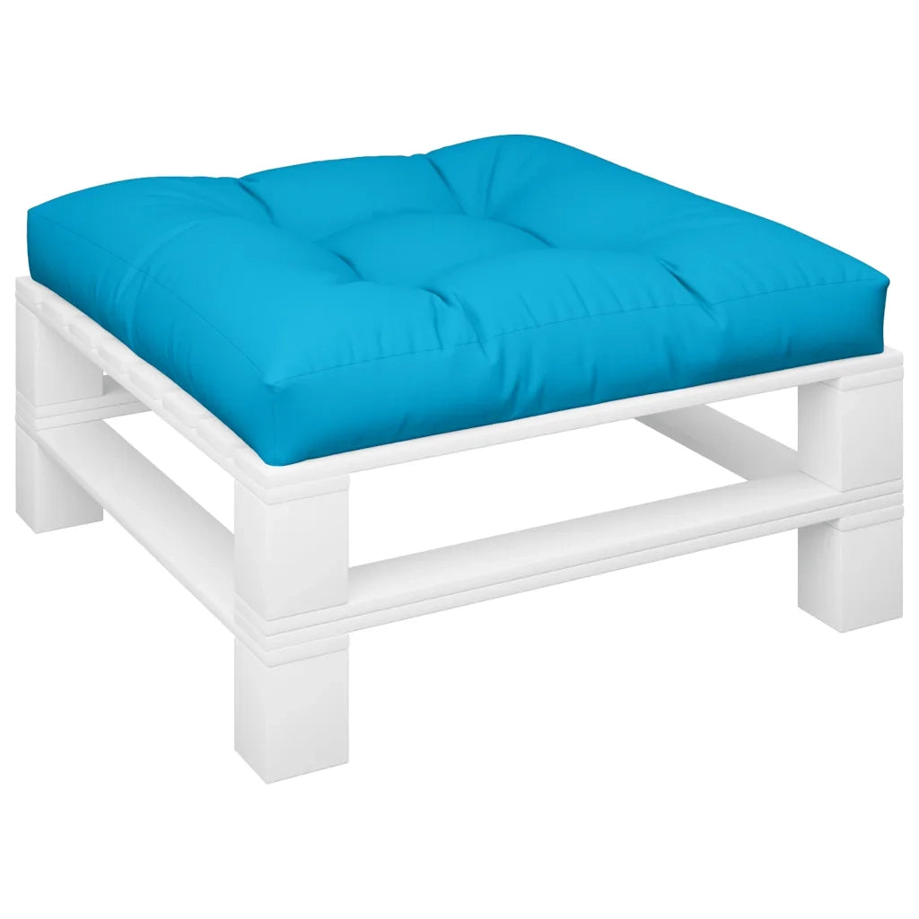vidaXL Cuscino per Pallet Blu 70x70x12 cm in Tessuto