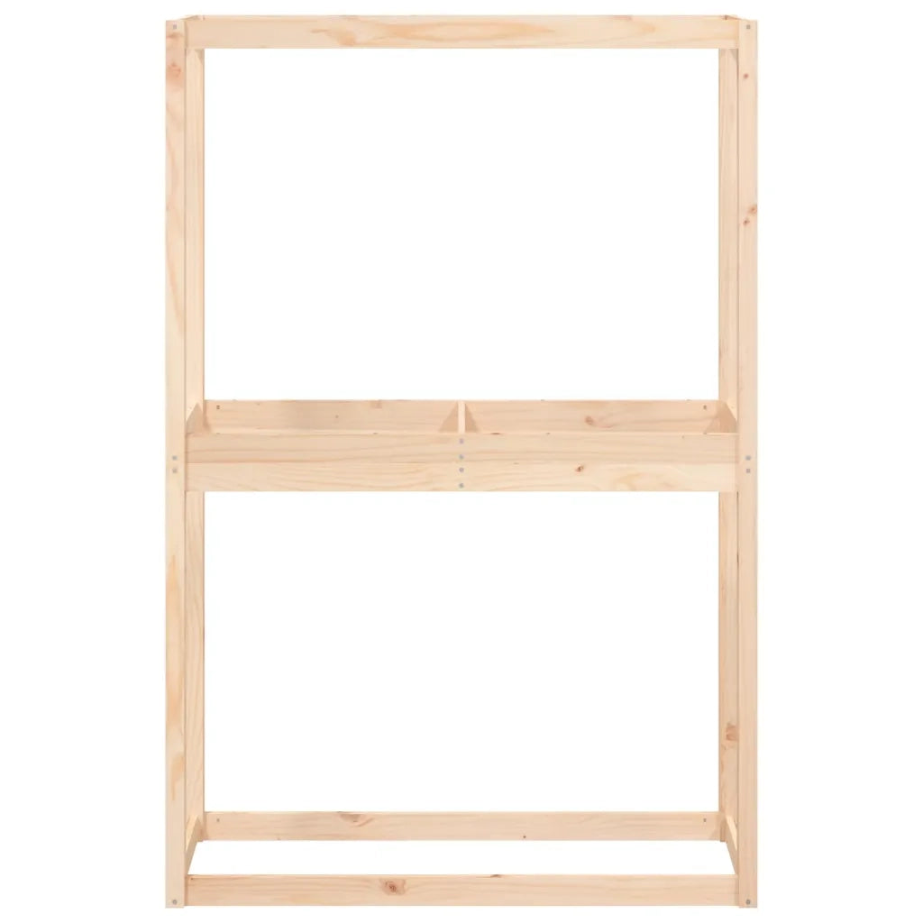 Portapneumatici 120x40x180 cm in Legno Massello di Pino