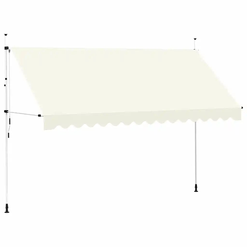 Tenda da Sole Retrattile Manuale 400 cm Crema