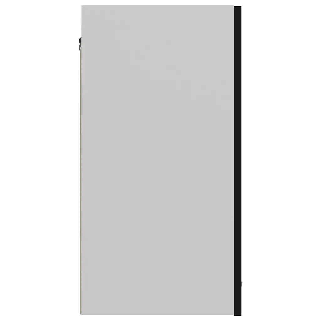 Mobile Pensile “Lyon” Nero 60x31x60 cm in Legno Multistrato