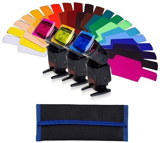 Filtro di luce per fotocamera - 20 colori - filtro in PVC - facile da installare - leggero e ecocompatibile