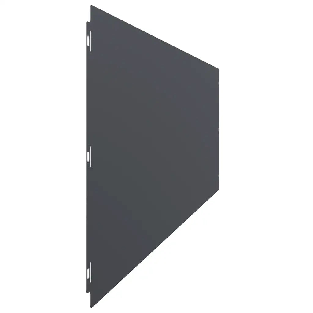 Bordure per Prato 20 pz Antracite Acciaio Laminato a Freddo