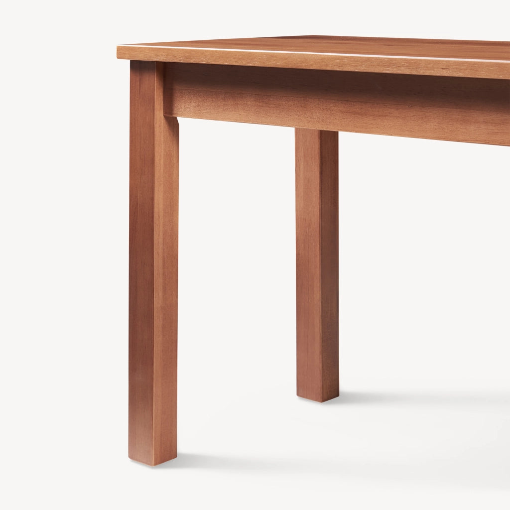 Panca da Tavolo Pranzo Trerunulu in Legno di Pino 100 x 35 x 45 cm - Effetto Noce [en.casa]
