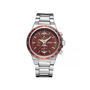 Trade Shop - Orologio Da Polso 8011 Analogico Sportivi Al Quarzo D'affari Acciaio Di Lusso -