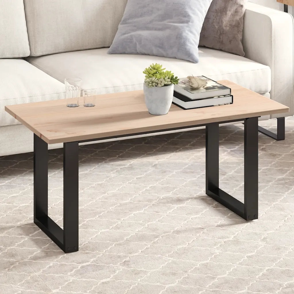 Piano per Tavolo 100x50x1,7 cm Rettangolare Legno Massello Pino