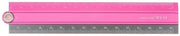 Liniaal opvouwbaar 30 cm con materiali in alluminio metrico con angolo - geometria - strumento di misura per bambini - architetti - studio - classe - ufficio - colore rossastro