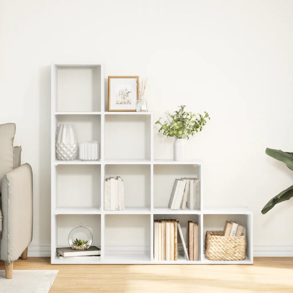 Libreria Divisorio 4 Ripiani Bianca 131,5x29x131,5cm Truciolato 857967