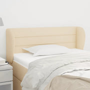 Testiera ad Orecchio Crema 93x23x78/88 cm in Tessuto 3117271