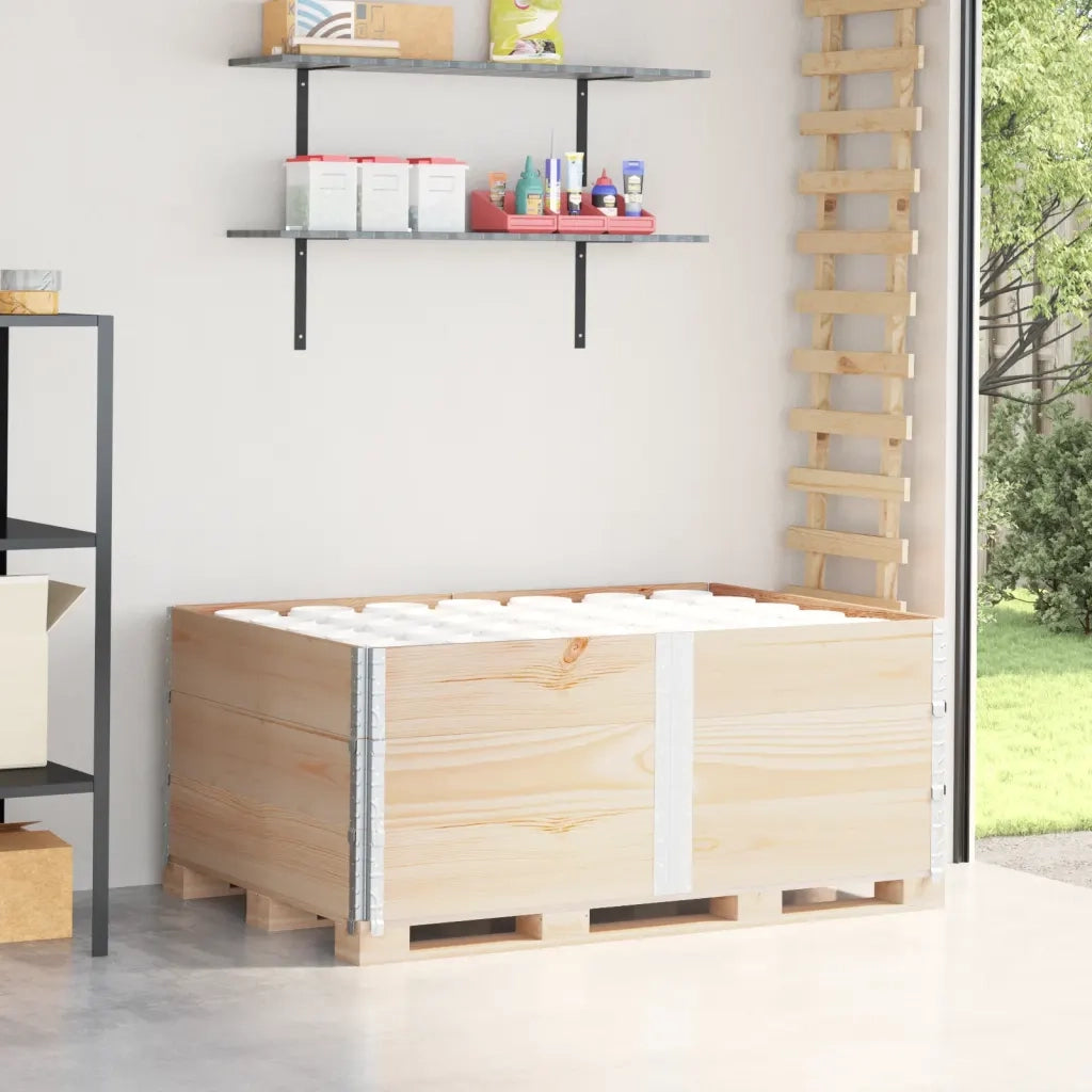 Paretali per Pallet 3 pz 150x100 cm in Legno Massello di Pino CFW4640748