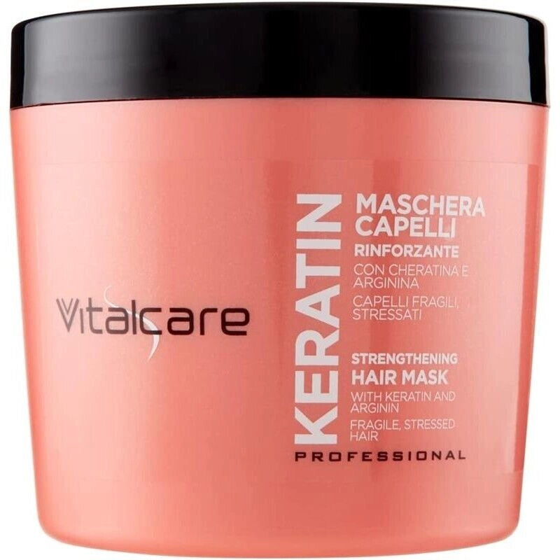 VITALCARE MASCHERA RINFORZANTE PER CAPELLI DA 500ML CON CHERATINA