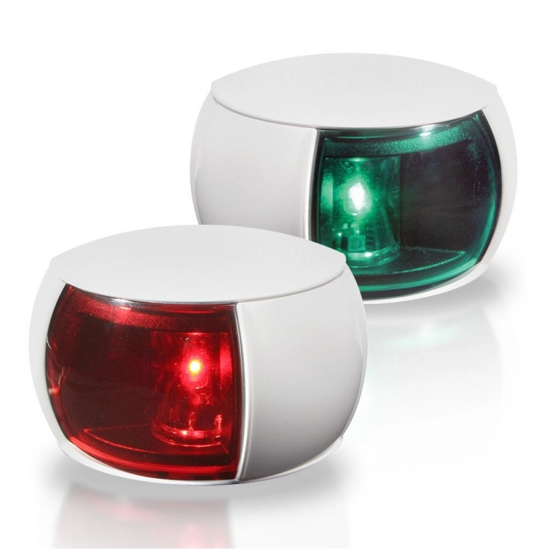 FANALI NERI A LED SINISTRA/DRITTA PAIR OF NAVILED COMPACT LIGHTS WHITE - LEFT/RIGHT