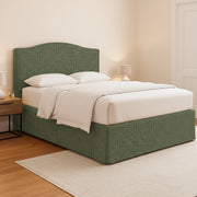Blyth, Letto Piazza e Mezza Sfoderabile Made in Italy, Verde