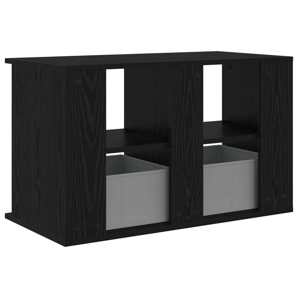 Supporto TV con cassetto-Credenza per TV-Mobile TV Rovere Nero 79 x 40 x 48 cm