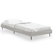 Letto singolo | Letto per adulti | Giroletto Grigio Sonoma 75x190 cm in Legno Multistrato