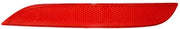 Riflettore per Bumper Anteriore Rosso - Adatto per BMVV X1 E84 2013-2016 - ABS - Resistente ai Sforamenti - Duraturo