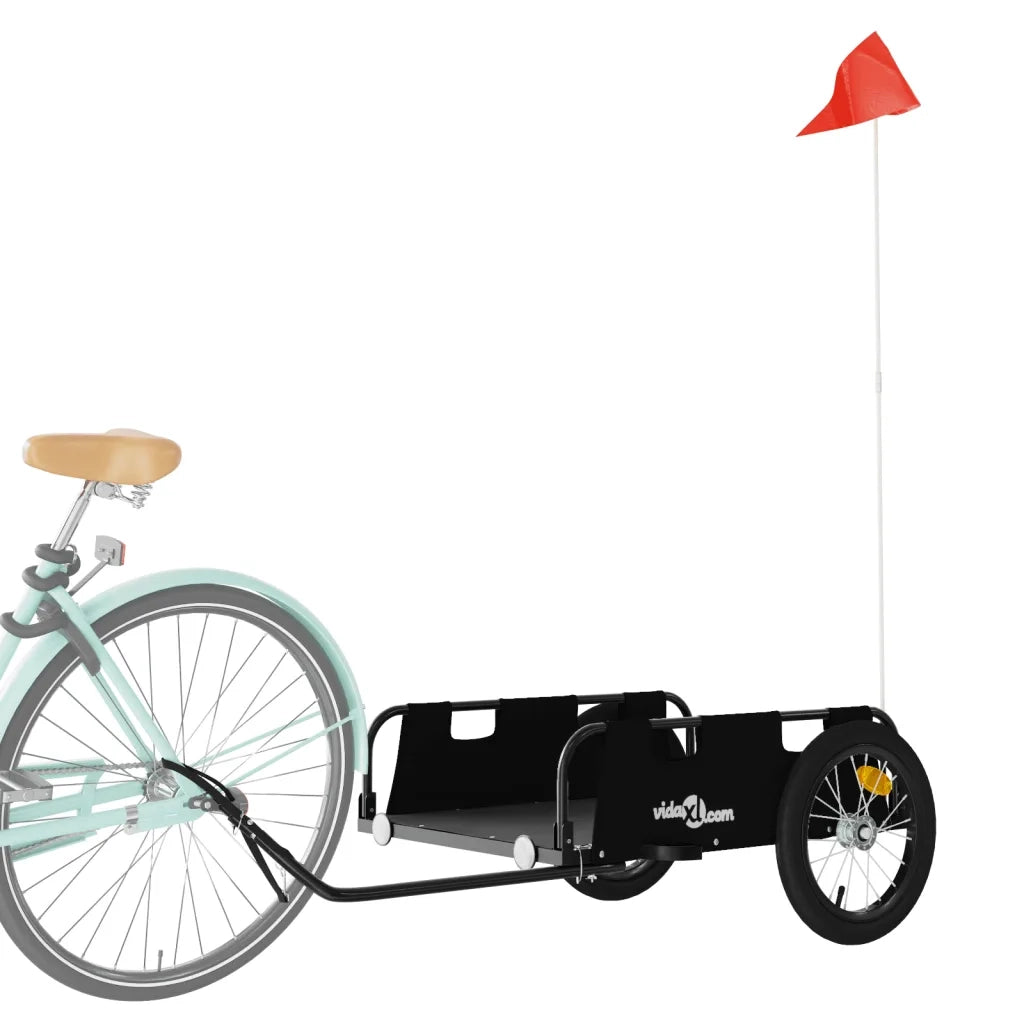Rimorchio da Bici Nero Oxford e Ferro CFW7620492