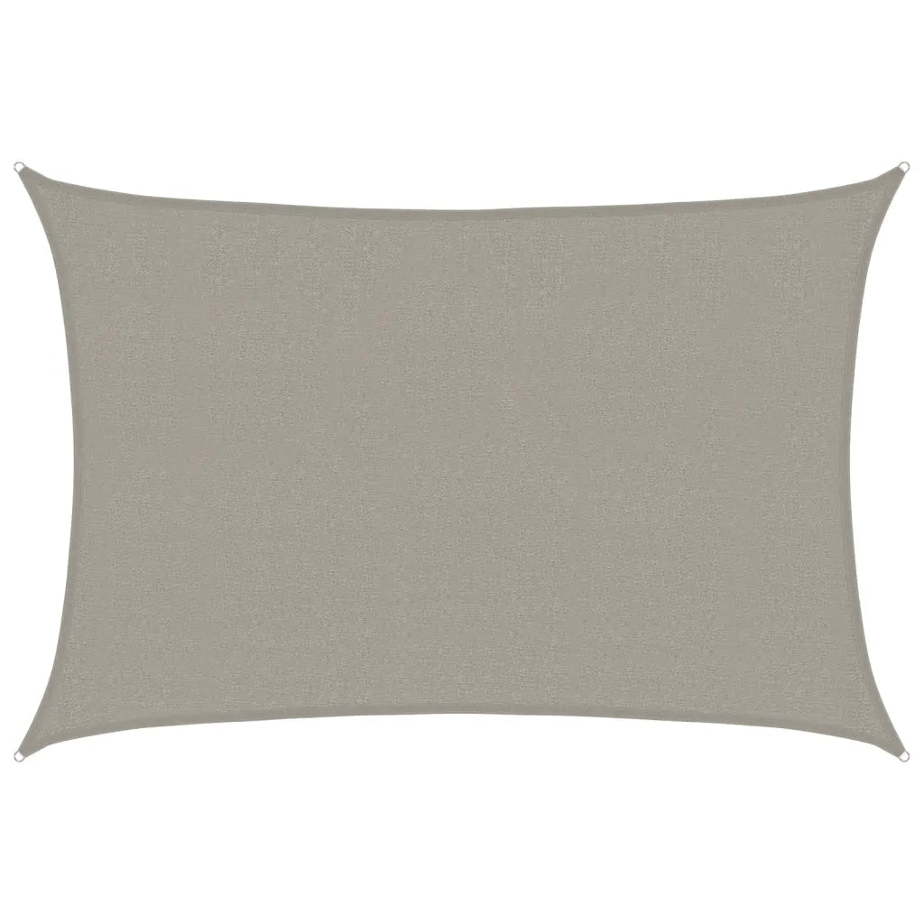 Vela Parasole 160 g/mÂ² Rettangolare Grigio Chiaro 2,5x3,5m HDPE