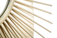 Specchio Eye Glam 75x8x110,5 cm in Ferro e MDF Oro