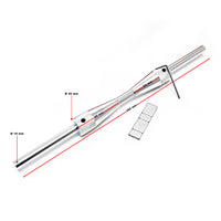 Cavalletto equilibratrice per ruote di moto Per bilanciare cerchi e ruote danneggiati