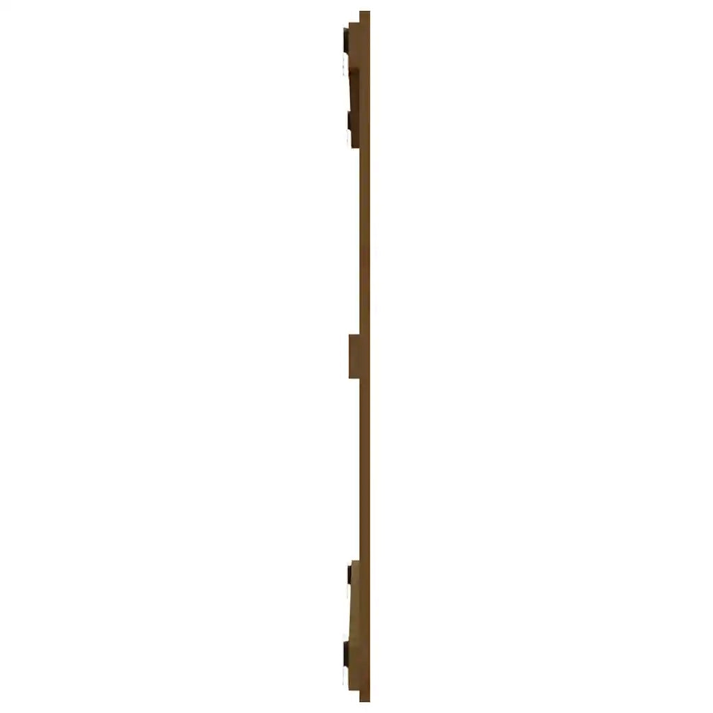 Testiera da Parete Ambra 95,5x3x90 cm in Legno Massello di Pino 824886