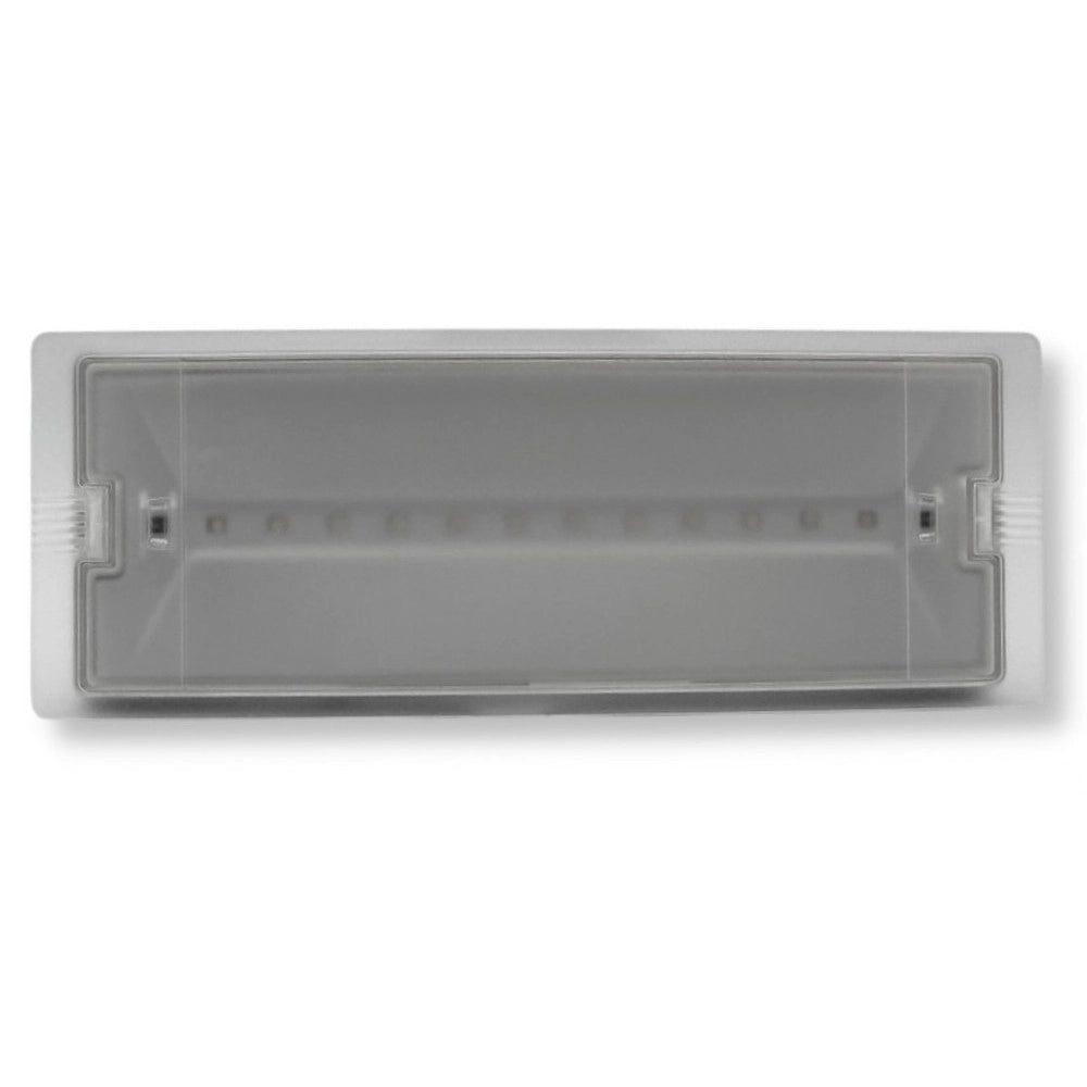 Trade Shop - Lampada Led Di Emergenza Da Esterno Interno Anti Blackout 1.5w Ip65 Luce 6500k Lt-49312 -