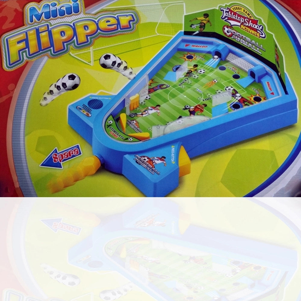Trade Shop - Mini Flipper Calcio Gioco Sportivo 2 Giocatori Football Dai 3 + Anni -