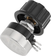 Potenziometro a filo di rame 100 ohm RV24YN20S-B101 3 terminali per saldatura - Potenziometro avvolto a filo di rame - Manopola A03 Regolazione della velocità dei convertitori