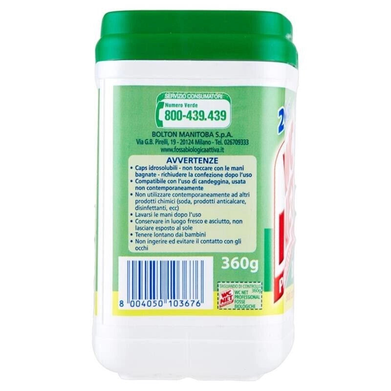 SET 6 CONFEZIONI DI WC NET FOSSE BIOLOGICHE PASTIGLIE DA 300 GR 12PZ CIASCUNA