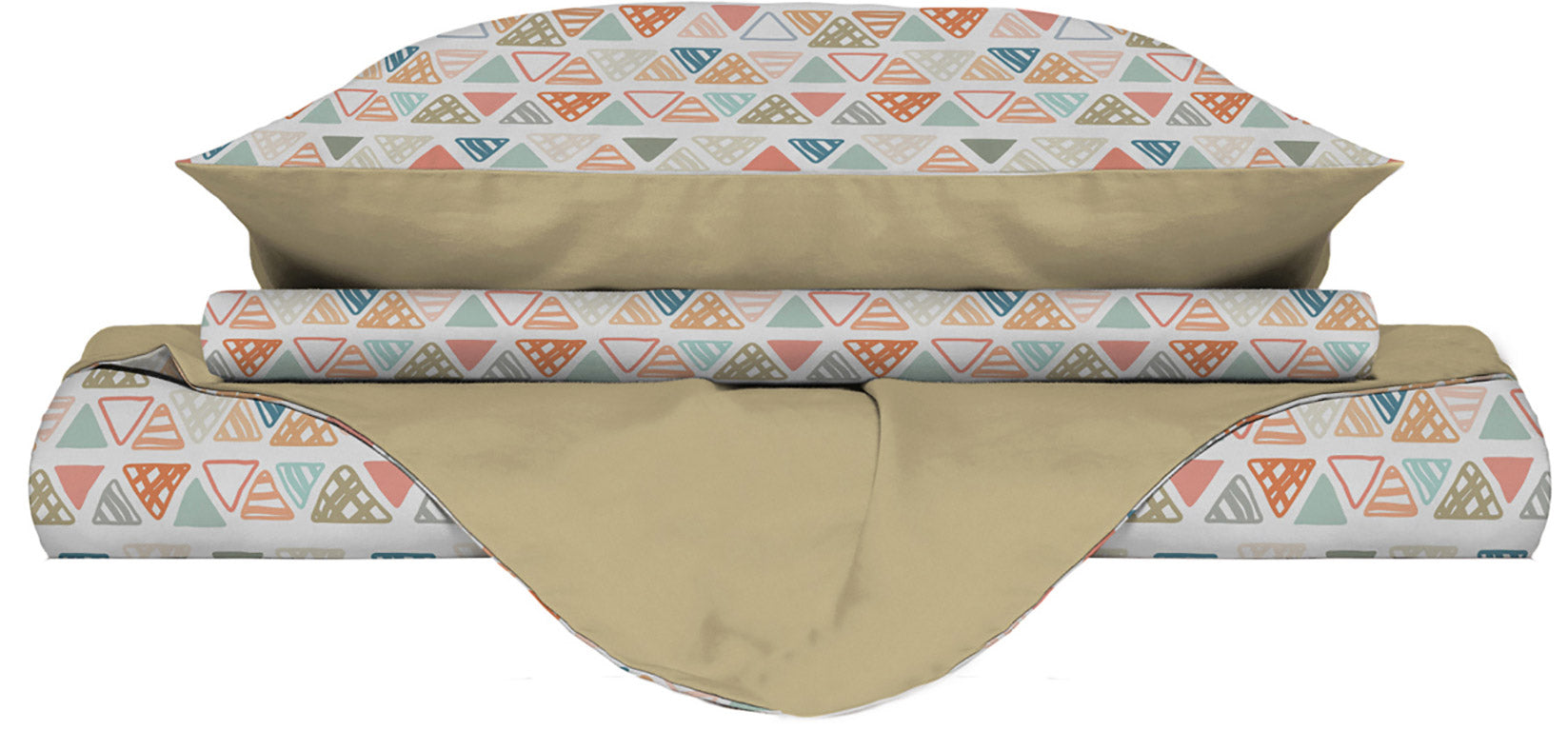 Copripiumino Matrimoniale Double Face con Federe Stampato Different