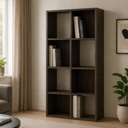 Biblioteca Lifatila, Libreria 6 Ripiani, 61x30x121h cm Marrone Noce